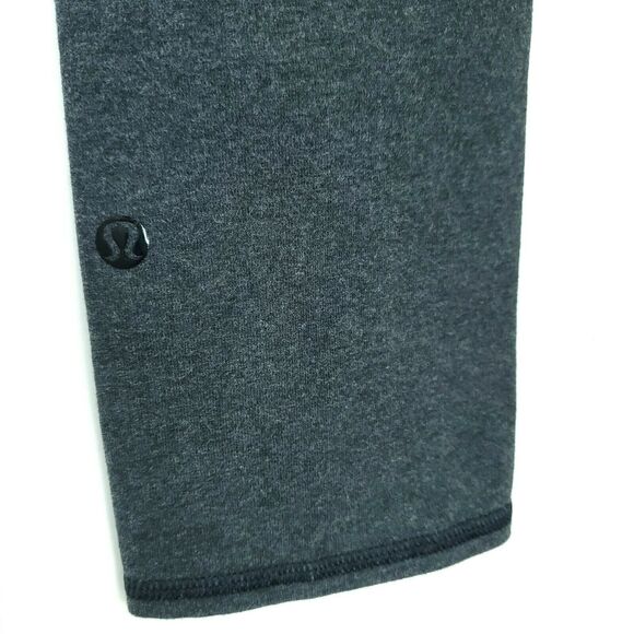 Lululemon Wunder Under Crop High Rise Leggings  Charcoal Gray Gym Training - Picture 6 of 7